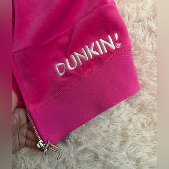 rare Juicy Couture x Dunkin’ velour hoodie - Picture 4 of 8